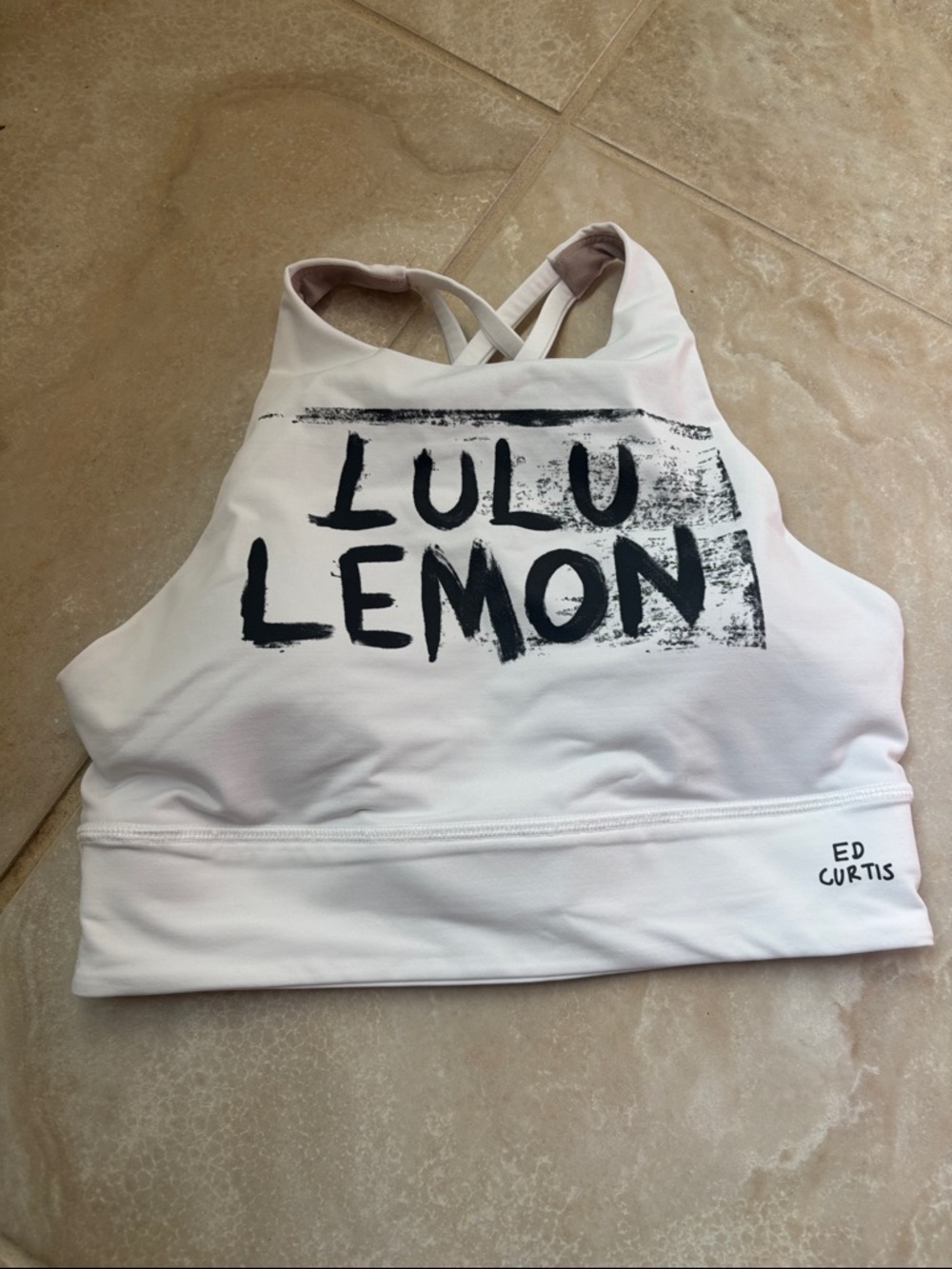 Lululemon White Bra Size 6 New